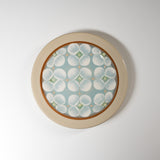 Fukube Pottery Zinnia Plate -  14 cm - Sky Blue / ふくべ