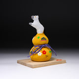 Seto ware Year of Horse Lucky Ornament - Good Fortune Hyotan Horse / 縁起玩具