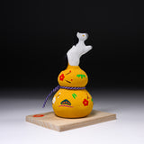 Seto ware Year of Horse Lucky Ornament - Good Fortune Hyotan Horse / 縁起玩具