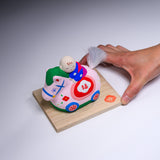 Seto ware Year of Horse Lucky Ornament - Horse with Baby of Good Fortune / 縁起玩具