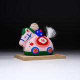Seto ware Year of Horse Lucky Ornament - Horse with Baby of Good Fortune / 縁起玩具