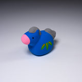 Seto ware Mini Lucky Ornament - Year of Horse - Bamboo / 縁起玩具