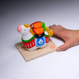 Seto ware Year of Horse Lucky Ornament - Horse with Carrot  / 縁起玩具