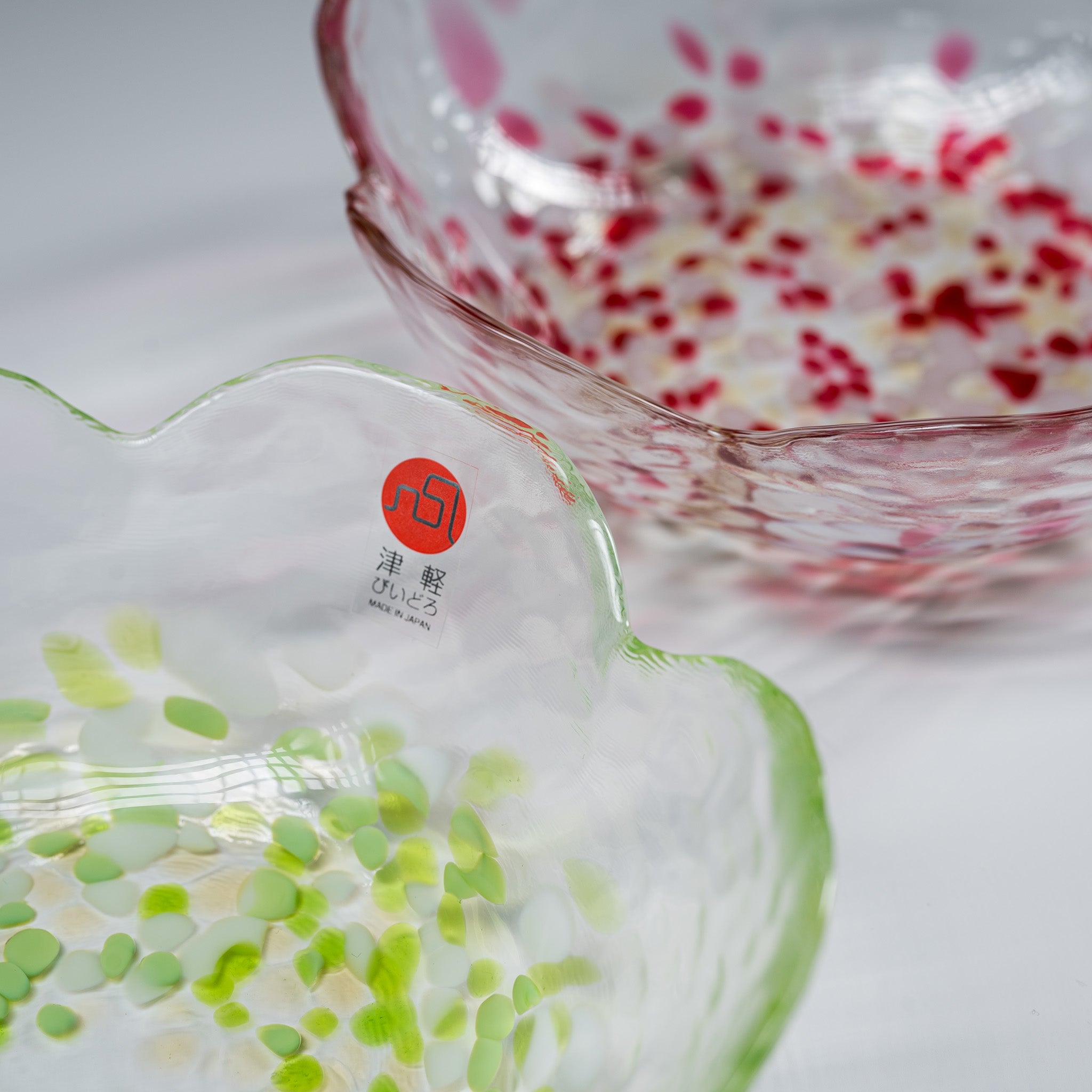 Apple Flower Single Glass Bowl - Two Colour Options