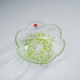 Apple Flower Single Glass Bowl - Two Colour Options