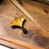 Arita Ware Japanese Culture Chopstick Rest - Gold Wing / 金羽 箸置