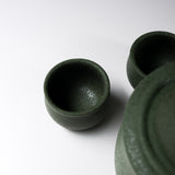 Mino ware Hot Sake Set - Matcha Green / 熱燗用 酒器セット