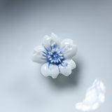 HIRADO KOHSYO DANEMON Kiln Mikawachi Ware Sake Cup / 平戸洸祥団右ヱ門窯 菊花飾盃