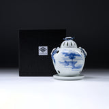 HIRADO KOHSYO DANEMON Kiln Mikawachi Ware Tea Leaf Aroma Burner / 平戸洸祥団右ヱ門窯 菊花飾茶香炉