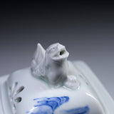 HIRADO KOHSYO DANEMON Kiln Mikawachi Ware Incense Burner / 平戸洸祥団右ヱ門窯 菊花飾香炉