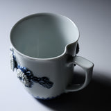 HIRADO KOHSYO DANEMON Kiln Mikawachi Ware Mug Cup / 平戸洸祥団右ヱ門窯 菊花飾マグカップ