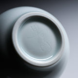 HIRADO KOHSYO DANEMON Kiln Mikawachi Ware Gourd Vase / 平戸洸祥団右ヱ門窯 菊花飾瓢箪形花瓶