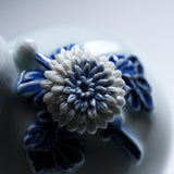 HIRADO KOHSYO DANEMON Kiln Mikawachi Ware Gourd Vase / 平戸洸祥団右ヱ門窯 菊花飾瓢箪形花瓶