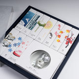 KOUSAIDO Assorted Incense with Plate Set - Wa / 香彩堂 お香セット