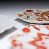 Kutani Ware Small Hexagon Dish - HAREKUTANI - 3 Options / 九谷焼 小皿