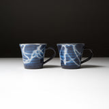 Hagi Ware Pair Mug Cup - The Sound of Waves / 萩焼 ペアマグカップ