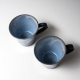 Hagi Ware Pair Mug Cup - The Sound of Waves / 萩焼 ペアマグカップ