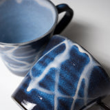 Hagi Ware Pair Mug Cup - The Sound of Waves / 萩焼 ペアマグカップ