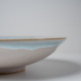 Tenryu Kiln Hagi Ware - Large Shallow Bowl - 20 cm - Sky Blue / 天龍窯 ソライロ