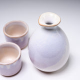 Hagi ware Murasaki Sake Set / 萩焼 酒器セット