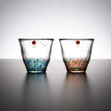 HANABI - Fireworks Pair Water Glass Set / 津軽びいどろ ペアグラス
