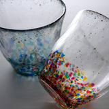HANABI - Fireworks Pair Water Glass Set / 津軽びいどろ ペアグラス