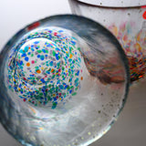 HANABI - Fireworks Pair Water Glass Set / 津軽びいどろ ペアグラス