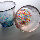 HANABI - Fireworks Pair Water Glass Set / 津軽びいどろ ペアグラス