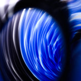 Hanashizuku Bouquet Glass Vase - Blue x Black / 津軽びいどろ 花瓶