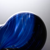 Hanashizuku Bouquet Glass Vase - Blue x Black / 津軽びいどろ 花瓶