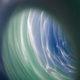 Hanashizuku Bouquet Glass Vase - Sky blue / 津軽びいどろ 花瓶