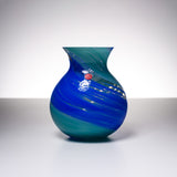 Hanashizuku Bouquet Glass Vase - Blue / 津軽びいどろ 花瓶