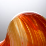 Hanashizuku Bouquet Glass Vase - Orange / 津軽びいどろ 花瓶