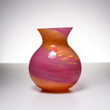 Hanashizuku Bouquet Glass Vase - Pink x Orange / 津軽びいどろ 花瓶