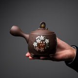 Hand-painted Tokoname Teapot - 300 ml - Sakurasaku / 常滑急須