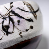 Hand-painted Yunomi Tea Cup – Ink Blossom