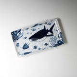 Hasami Ware Aquarium Rectangle Plate - 2 Optional / 波佐見焼 角皿