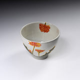 Hasami ware Rice Bowl - July Thistle / 波佐見焼 お茶碗