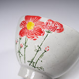 Hasami ware Rice Bowl - October Autumn Cherry Blossom / 波佐見焼 お茶碗