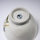 Hasami ware Rice Bowl - September Kikyo / 波佐見焼 お茶碗