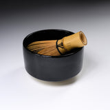 Heuge Matcha Bowl - Setoguro glossy black