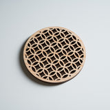 Japanese Hinoki Coaster - Kumiko Style  - 4 Options / 組子風コースター