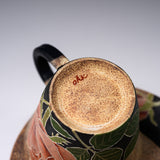Hiroyuki Onuki - Engraving Flower Series - Cup and Saucer - Rose / 大貫博之 薔薇