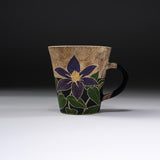 Hiroyuki Onuki - Engraving Flower Series - Mug Cup - Clematis / 大貫博之 鉄線