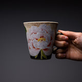 Hiroyuki Onuki - Engraving Flower Series - Mug Cup -  Peony / 大貫博之 牡丹