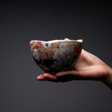 Hiroyuki Onuki - Engraving Flower Series - Matcha Bowl/ 大貫博之