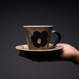 Hiroyuki Onuki - Flower Series - Cup and Saucer - Camellia / 大貫博之 椿