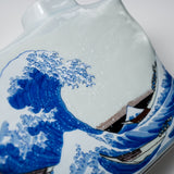 Kutani ware Vase - Hokusai / 九谷焼 花器 北斎