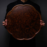 ICHIKAWA - Handmade Premium Large Tray 41 cm - Walnut