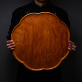 ICHIKAWA - Handmade Premium Large Tray 41 cm - Keyaki